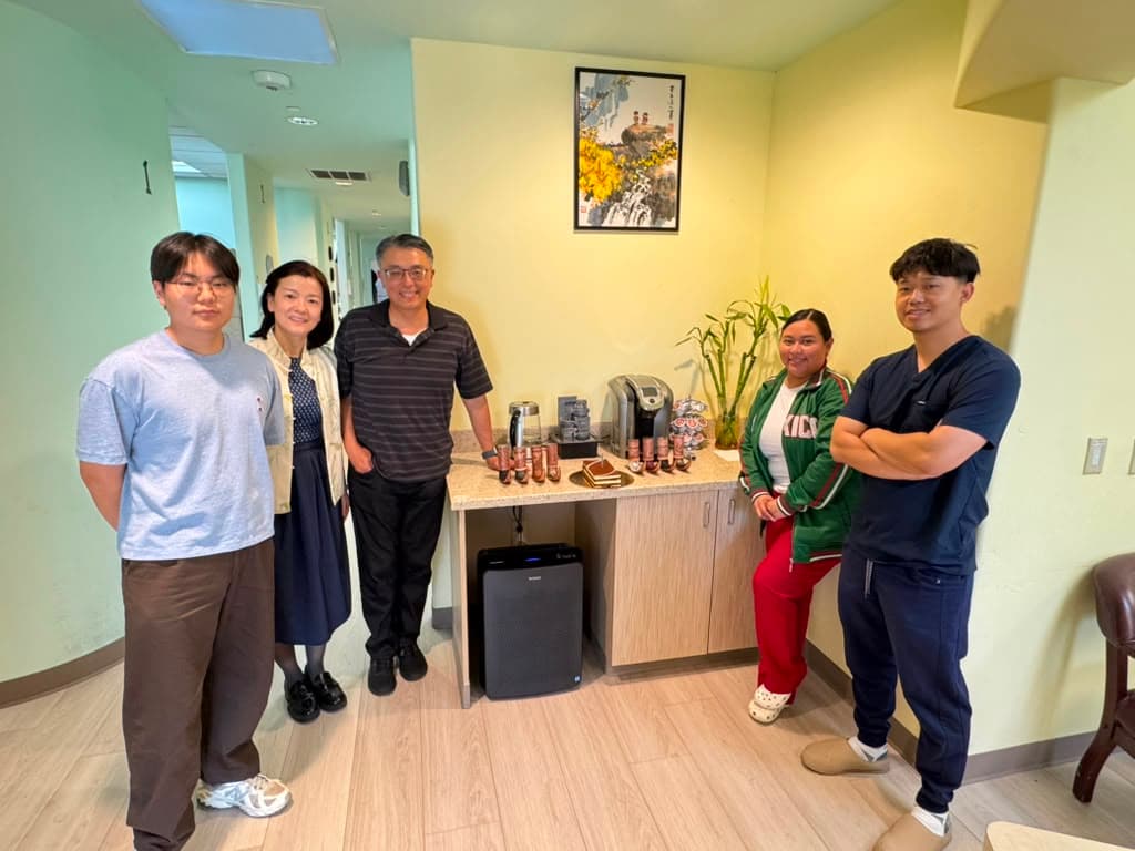 The PAAD team gathered in the office